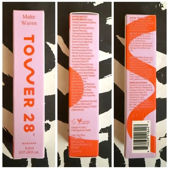 Tower 28 Beauty Mini Lashes and Lips Duo - MakeWaves Mascara & ShineOn Lip Jelly - Picture 12 of 16